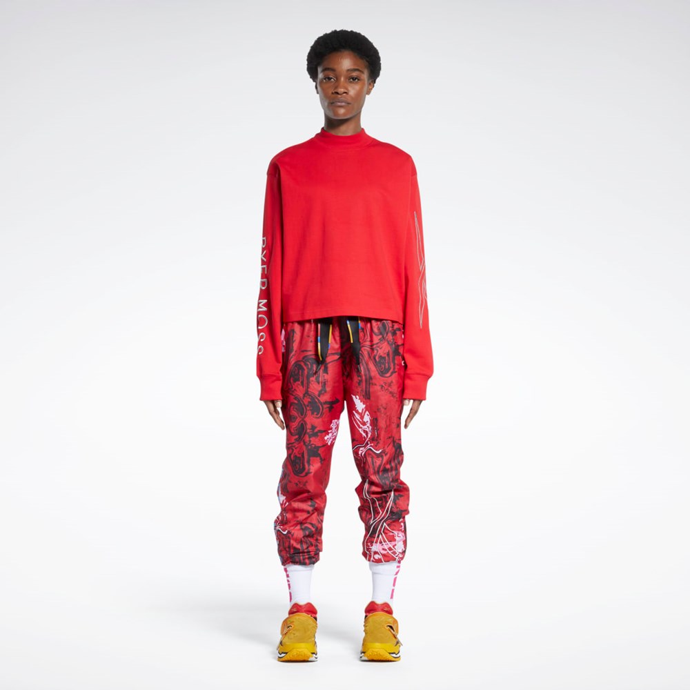 Reebok Reebok by Pyer Moss Turtleneck Long Sleeve T-Shirt Primal Red | HE6043