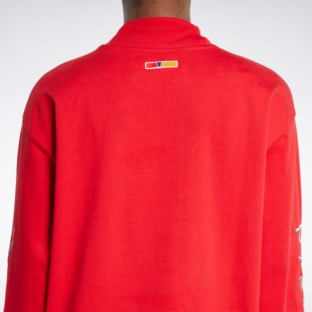 Reebok Reebok by Pyer Moss Turtleneck Long Sleeve T-Shirt Primal Red | HE6043