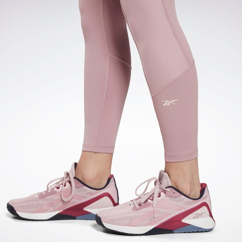 Reebok Rib High-Rise Leggings Infused Lilac | HN9485