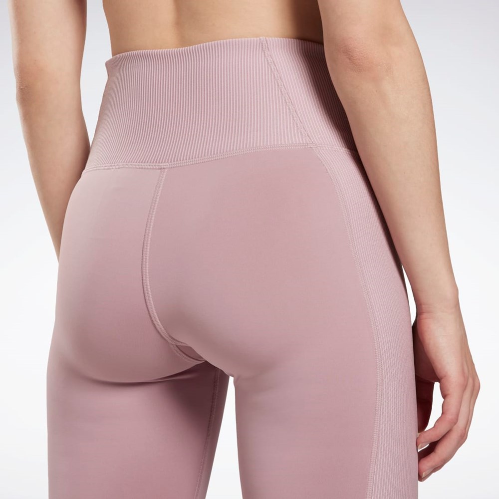 Reebok Rib High-Rise Leggings Infused Lilac | HN9485