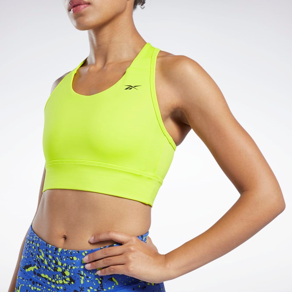 Reebok Running Essentials High-Impact Bra Acid Yellow | GR9466