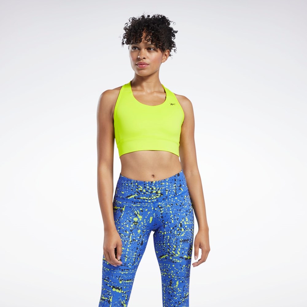 Reebok Running Essentials High-Impact Bra Acid Yellow | GR9466