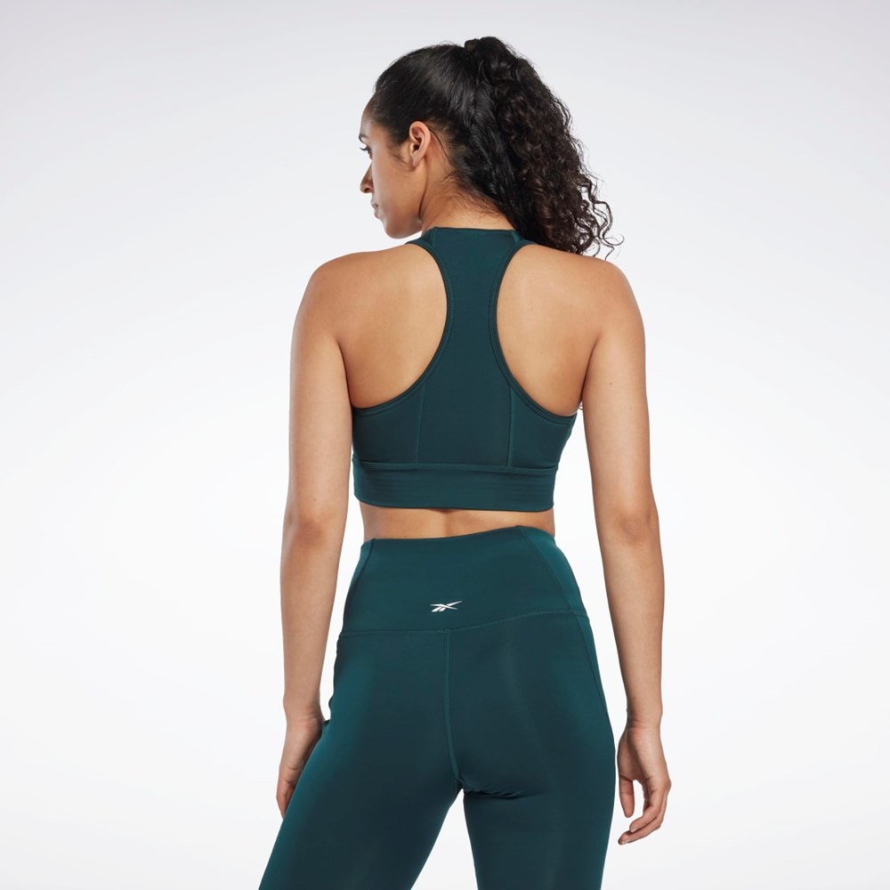 Reebok Running Essentials High-Impact Bra Forest Green | HK4774