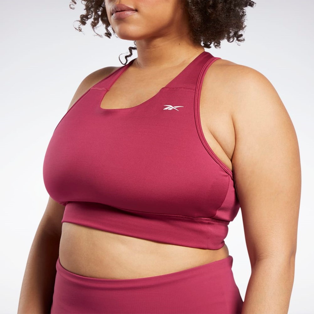 Reebok Running Essentials Sports Bra (Plus Size) Punch Berry | GR9281