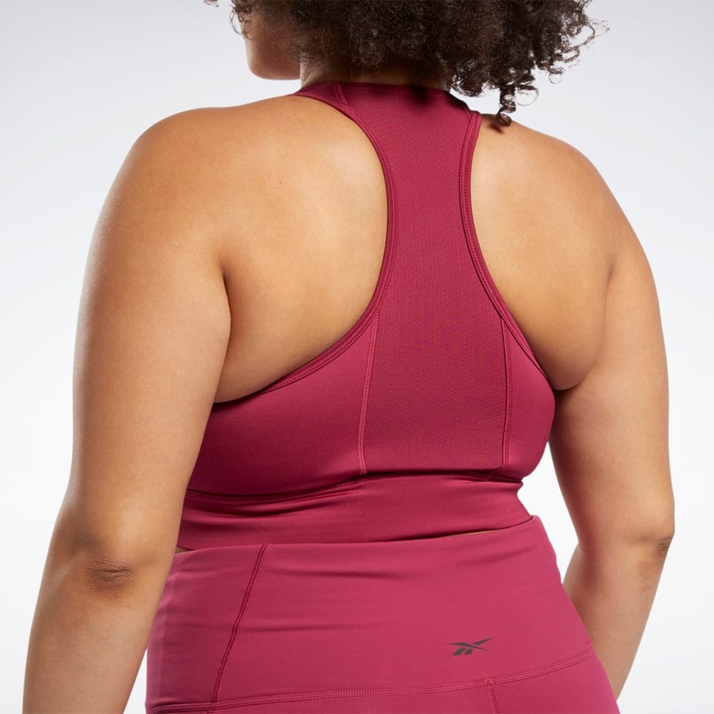 Reebok Running Essentials Sports Bra (Plus Size) Punch Berry | GR9281