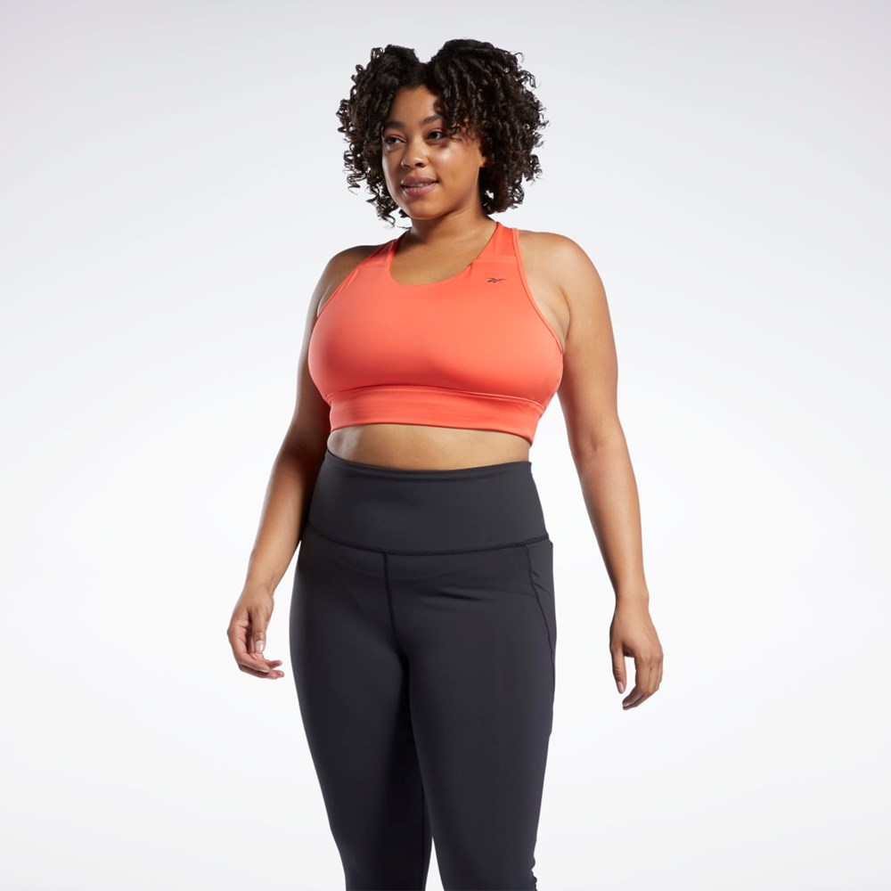 Reebok Running Essentials Sports Bra (Plus Size) Dynamic Red | H62499