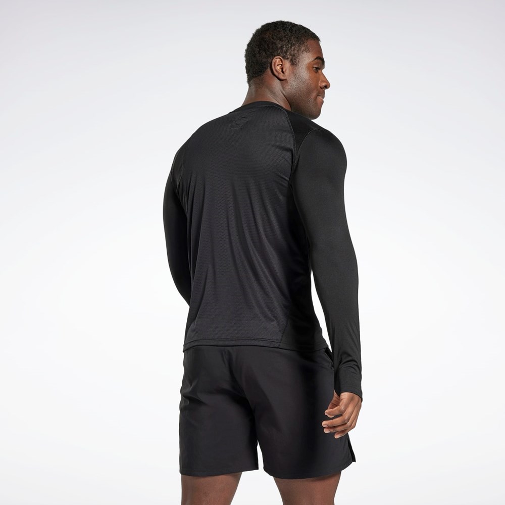 Reebok Running Long Sleeve T-Shirt Black | HG6734