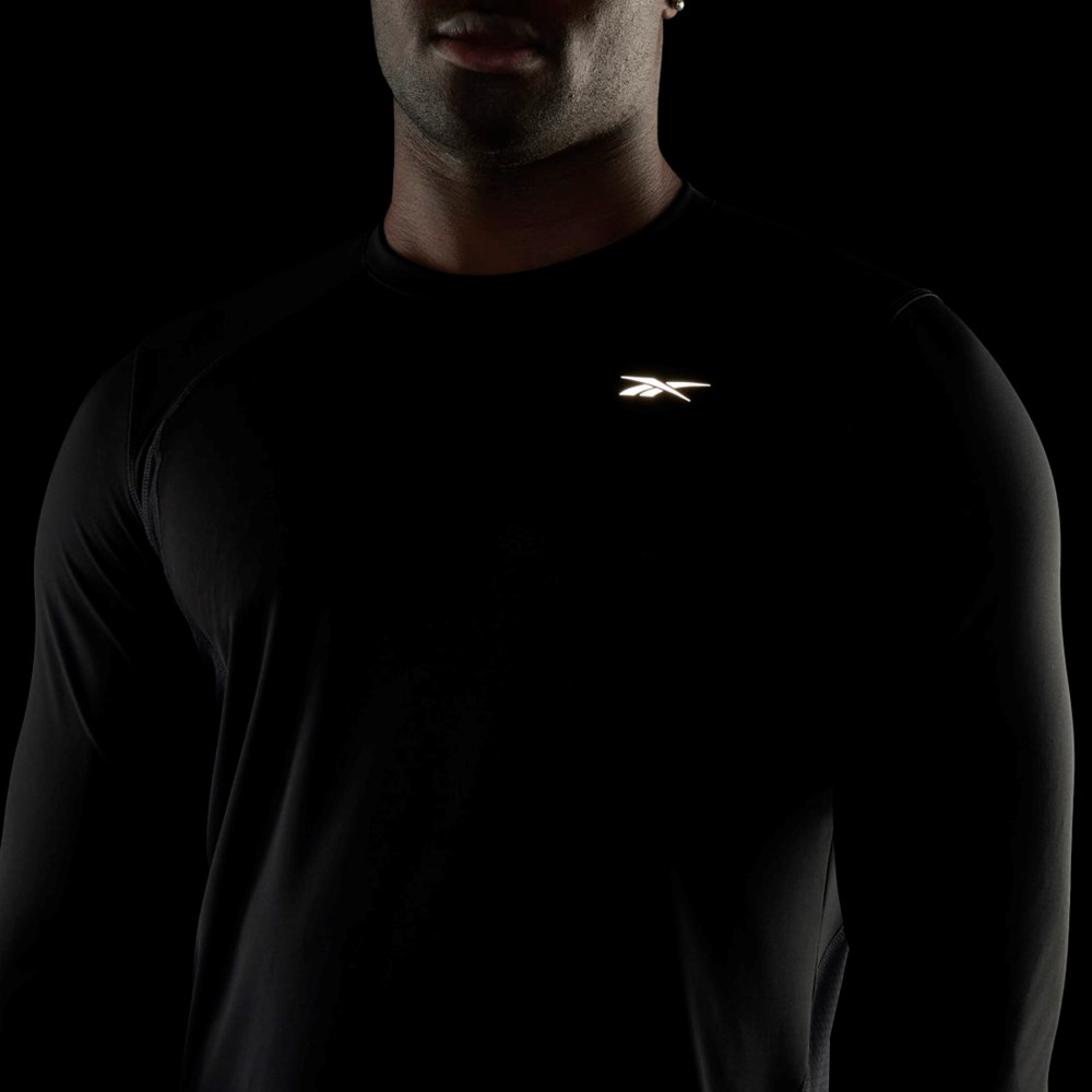 Reebok Running Long Sleeve T-Shirt Black | HG6734