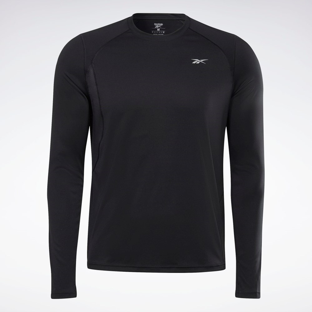 Reebok Running Long Sleeve T-Shirt Black | HG6734