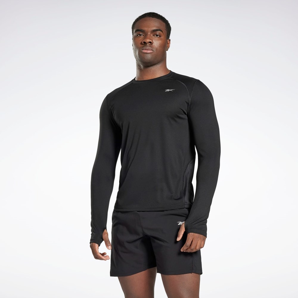 Reebok Running Long Sleeve T-Shirt Black | HG6734