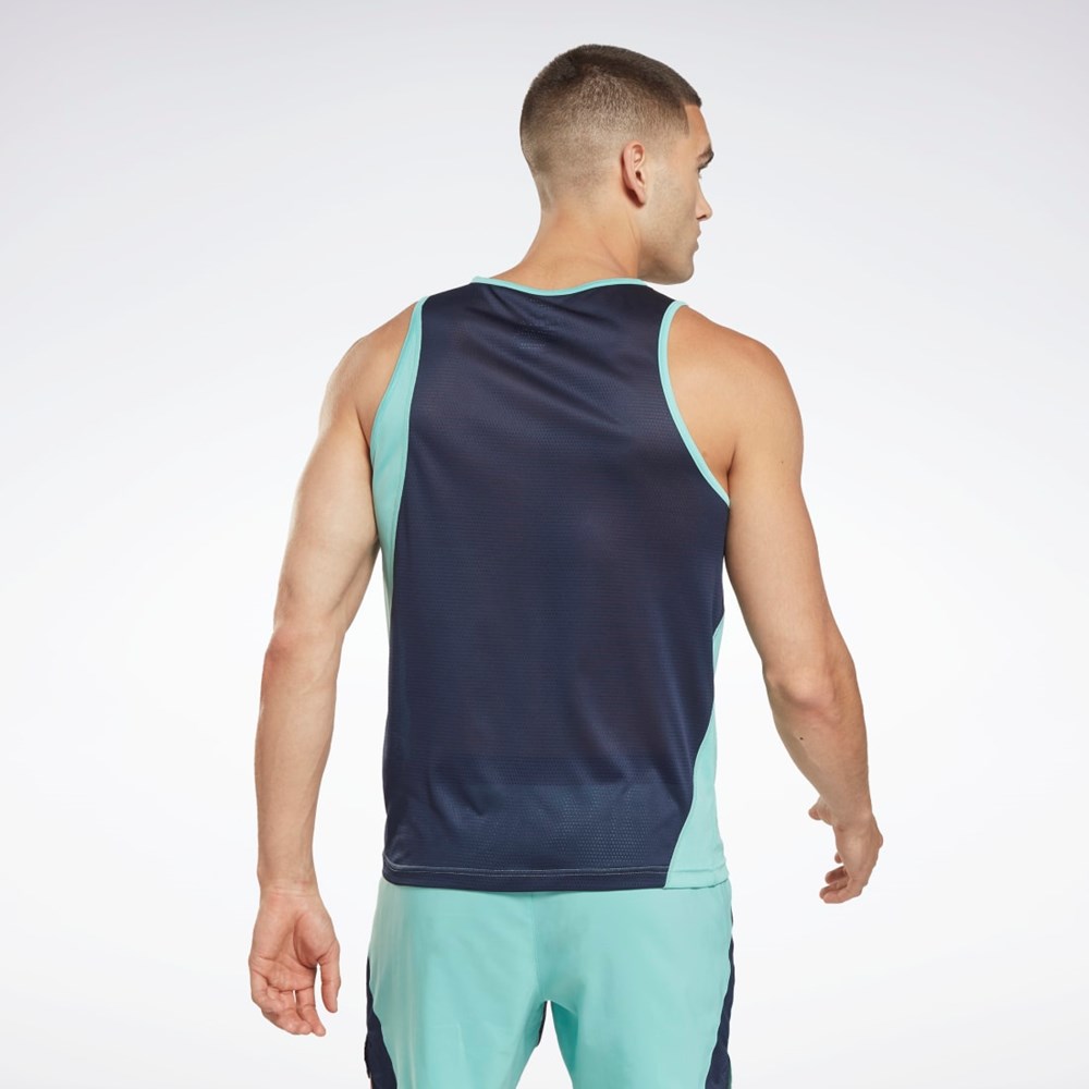 Reebok Running Speedwick Singlet Semi Classic Teal | HI0064