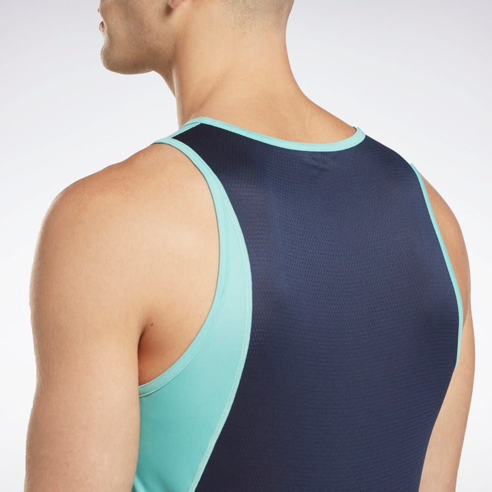 Reebok Running Speedwick Singlet Semi Classic Teal | HI0064