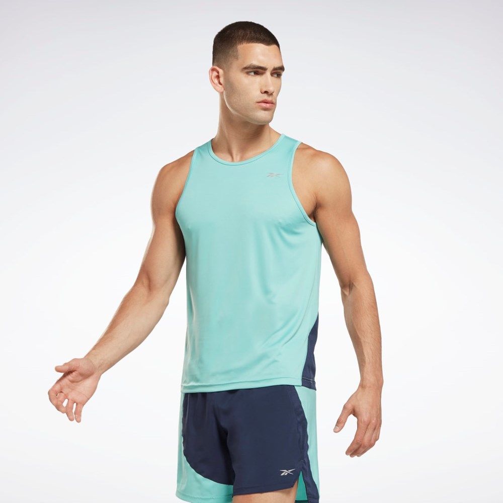 Reebok Running Speedwick Singlet Semi Classic Teal | HI0064