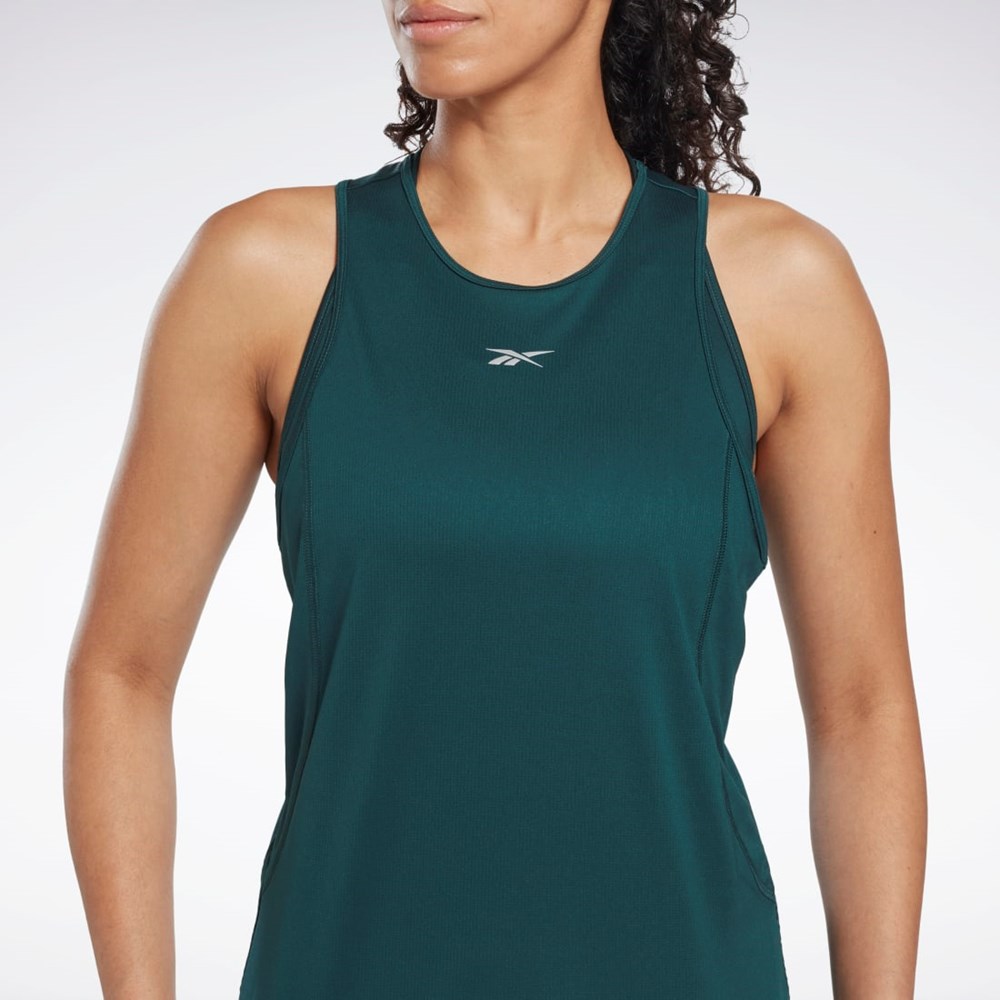 Reebok Running Speedwick Tank Top Forest Green | HK4770