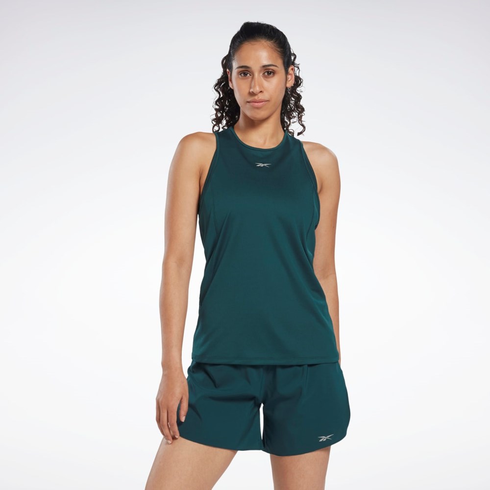 Reebok Running Speedwick Tank Top Forest Green | HK4770