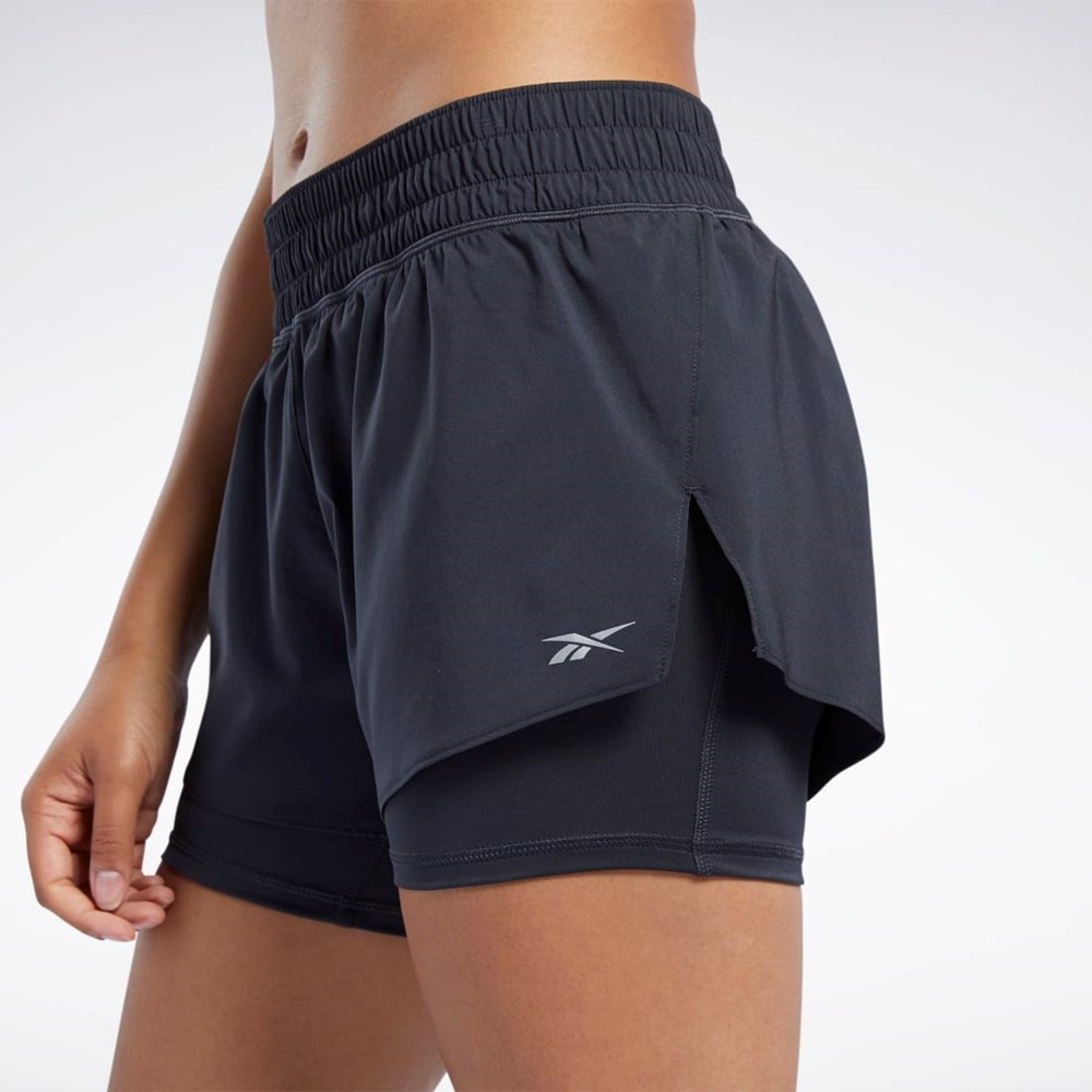 Reebok Running Two-in-One Shorts Black | GR9511