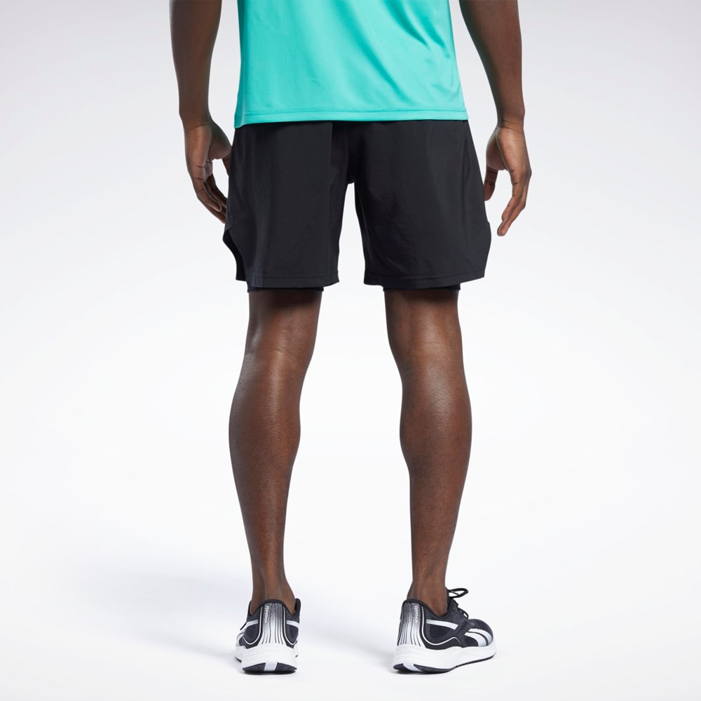 Reebok Running Two-in-One Shorts Black | GT5732