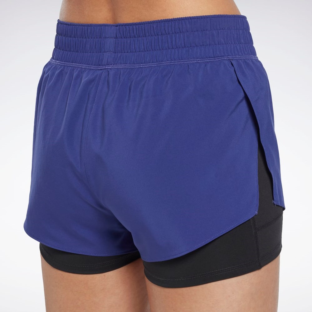 Reebok Running Two-in-One Shorts Bold Purple | HI6908