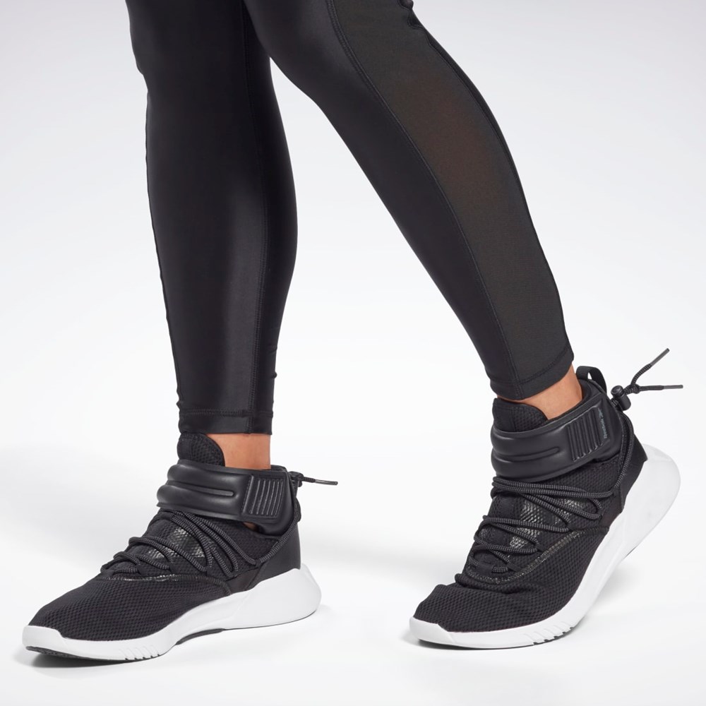 Reebok Shiny High-Rise Leggings Black | GL2458