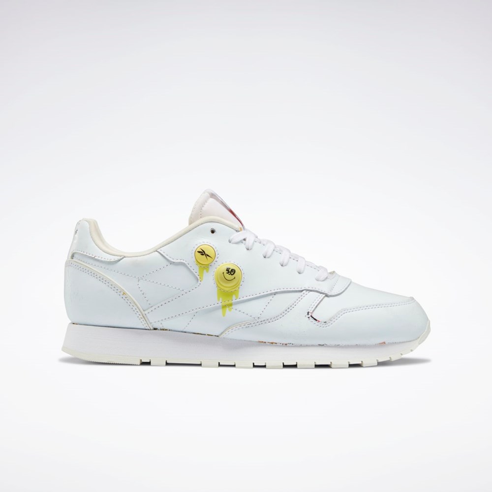 Reebok Smiley Classic Leather Pump 50th Shoes Ftwr White / Ftwr White / Chalk | GY1580