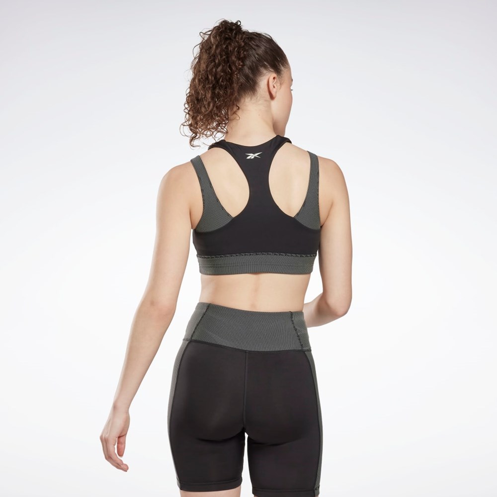 Reebok Studio Layered Bra Top Black | HI6223