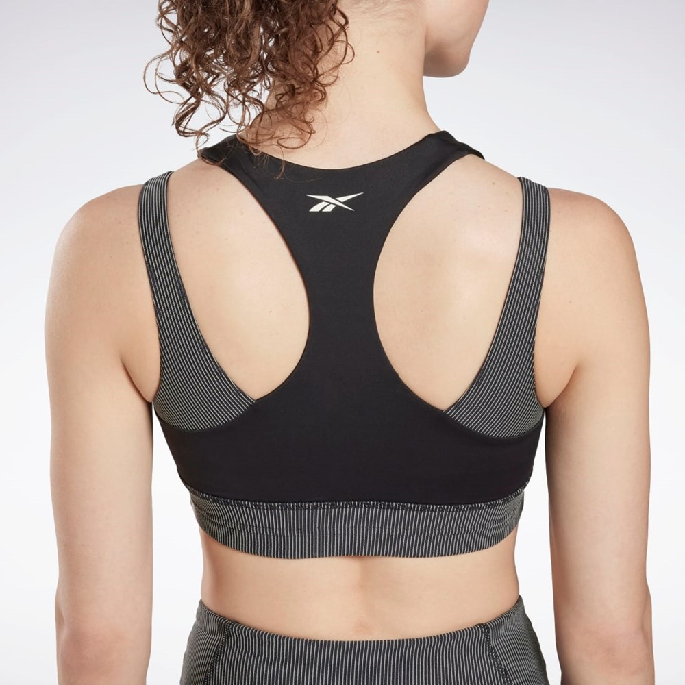 Reebok Studio Layered Bra Top Black | HI6223