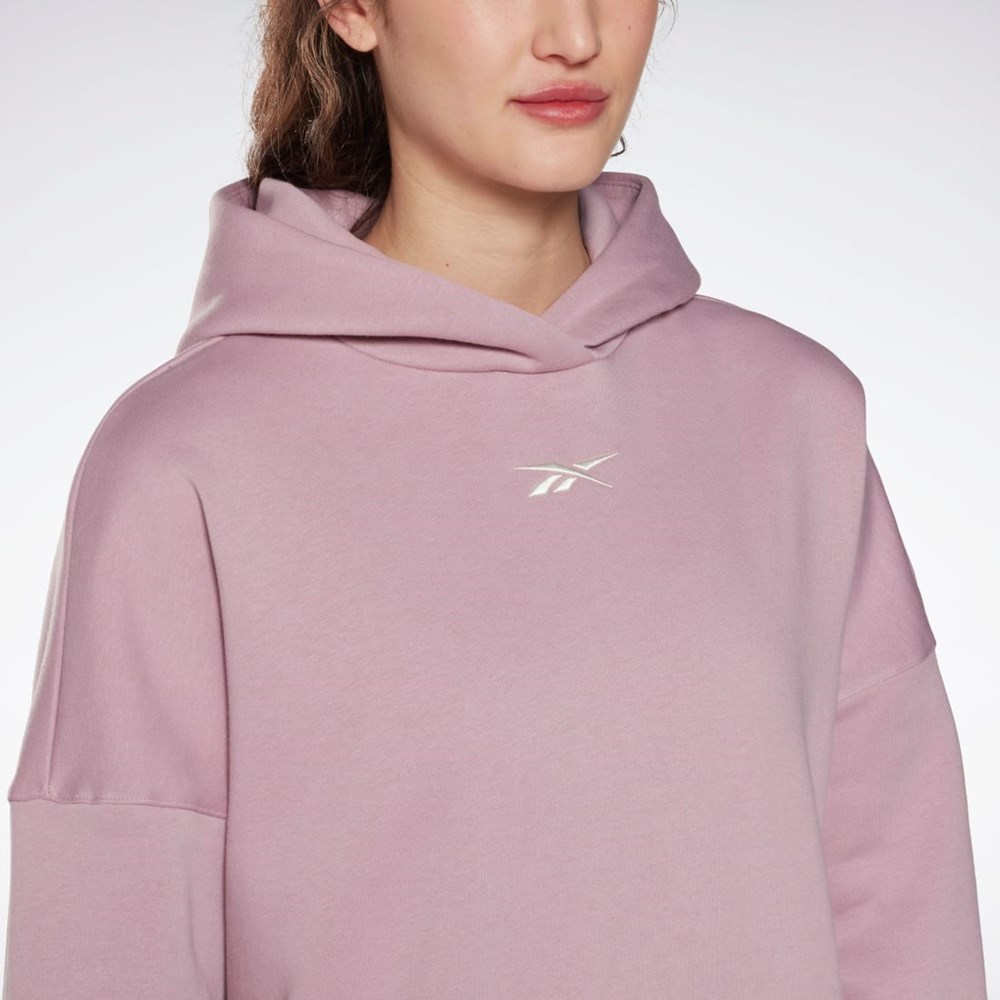 Reebok Studio Recycled Oversize Hoodie Infused Lilac | HM5088