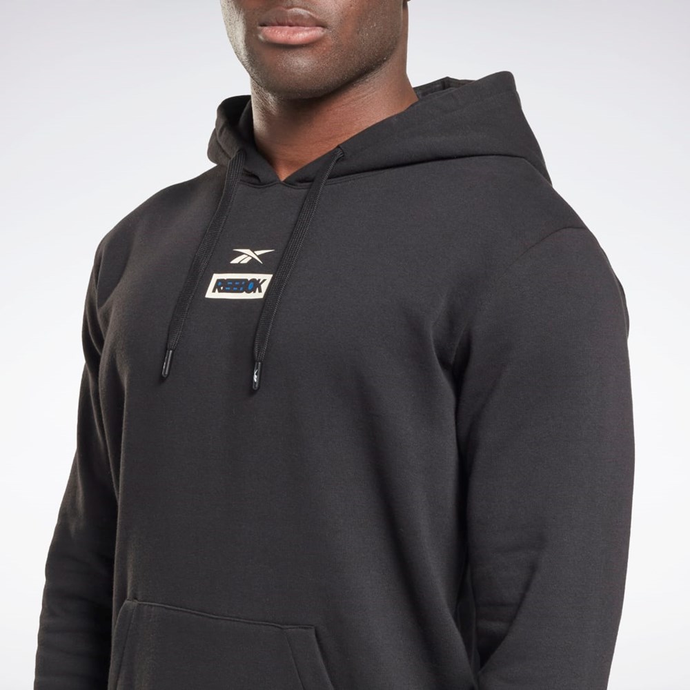 Reebok THERMOWARM+GRAPHENE Cotton Hoodie Black | HG8903