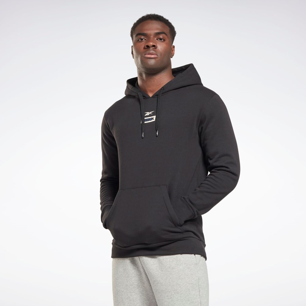 Reebok THERMOWARM+GRAPHENE Cotton Hoodie Black | HG8903