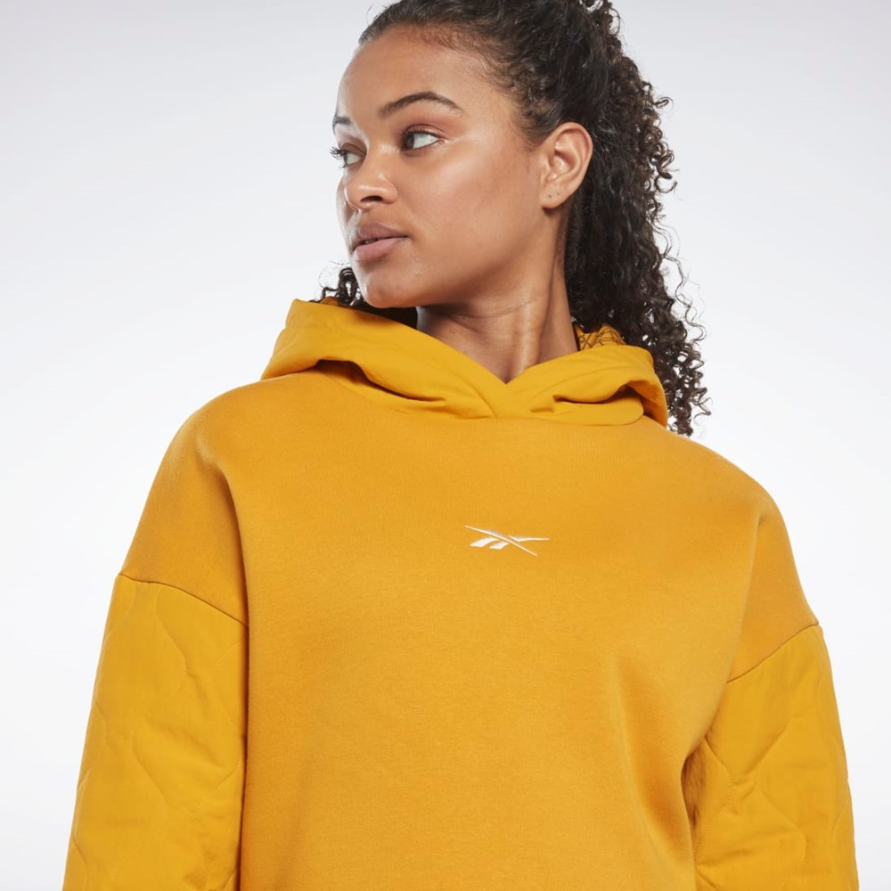 Reebok THERMOWARM+GRAPHENE Hoodie Bright Ochre | HK4853