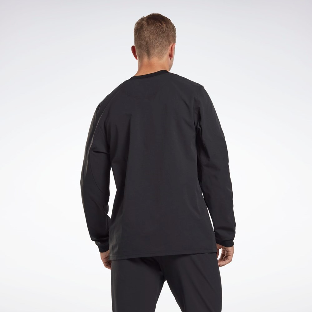 Reebok THERMOWARM+GRAPHENE Long Sleeve Midlayer T-Shirt Black | HI4496