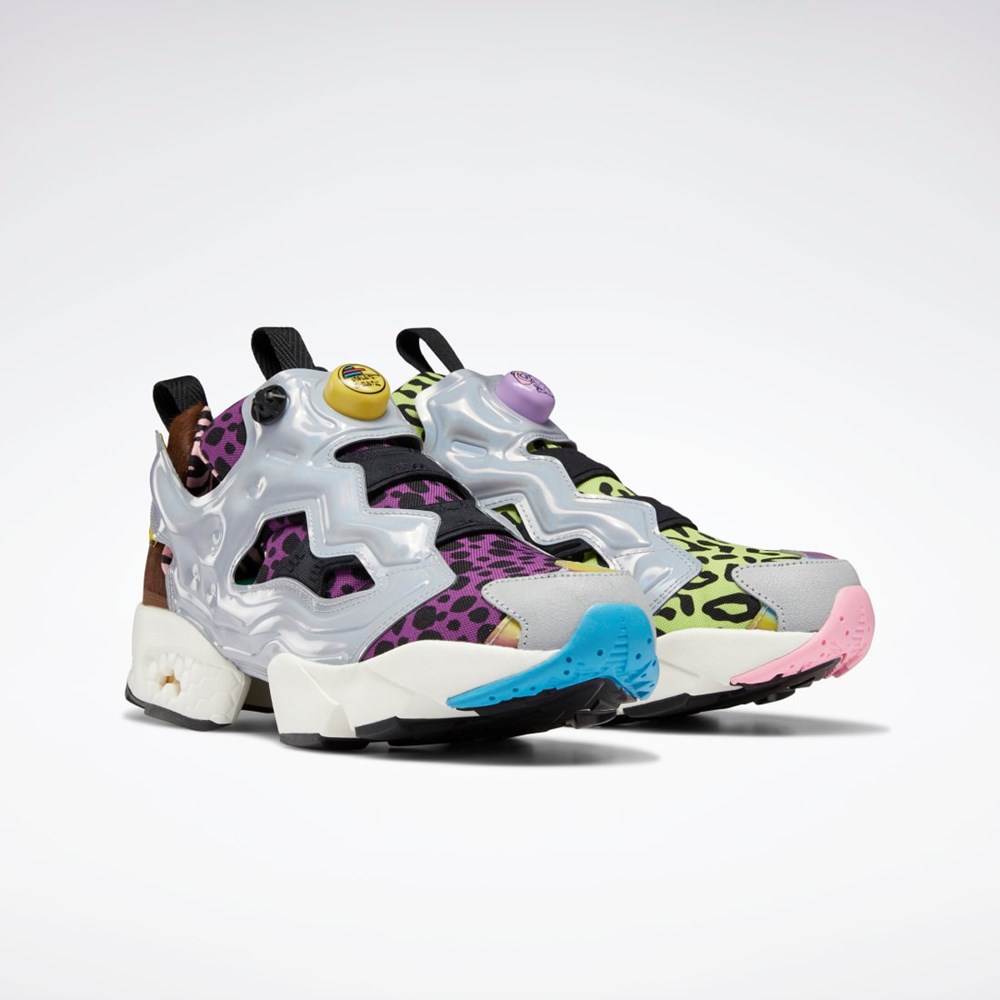 Reebok THE FLINTSTONES Instapump Fury 94 Shoes Kiwi Green / Aubergine / Just Brown | GY8819