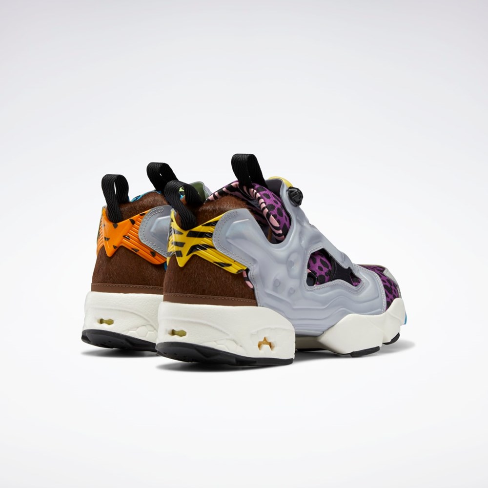 Reebok THE FLINTSTONES Instapump Fury 94 Shoes Kiwi Green / Aubergine / Just Brown | GY8819