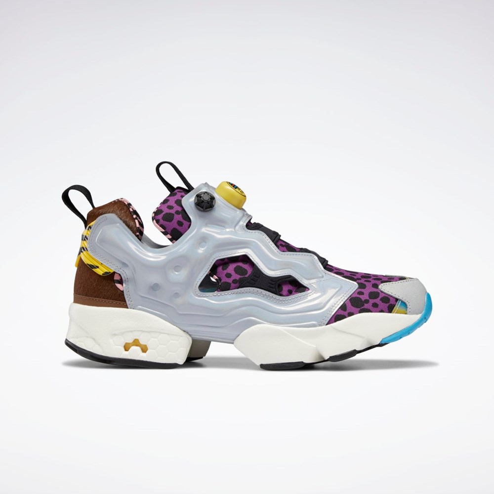 Reebok THE FLINTSTONES Instapump Fury 94 Shoes Kiwi Green / Aubergine / Just Brown | GY8819