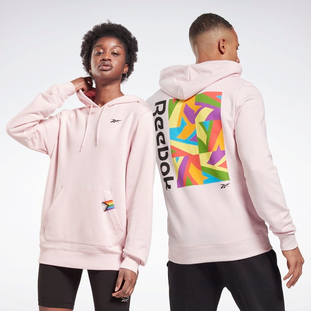 Reebok Tech Style Pride Graphic Sweatshirt Frost Berry | H42546