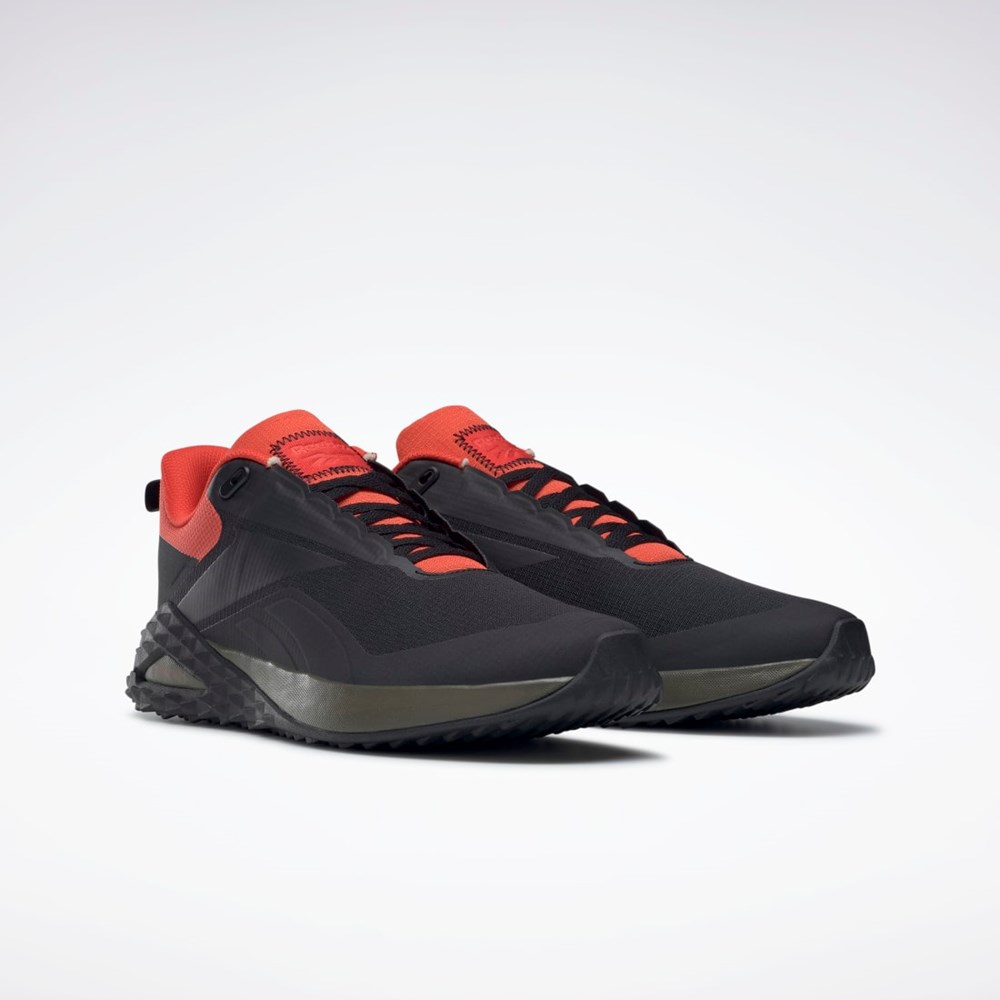 Reebok Trail Cruiser Shoes Black-White / Dynamic Red / Army Green | GW7042