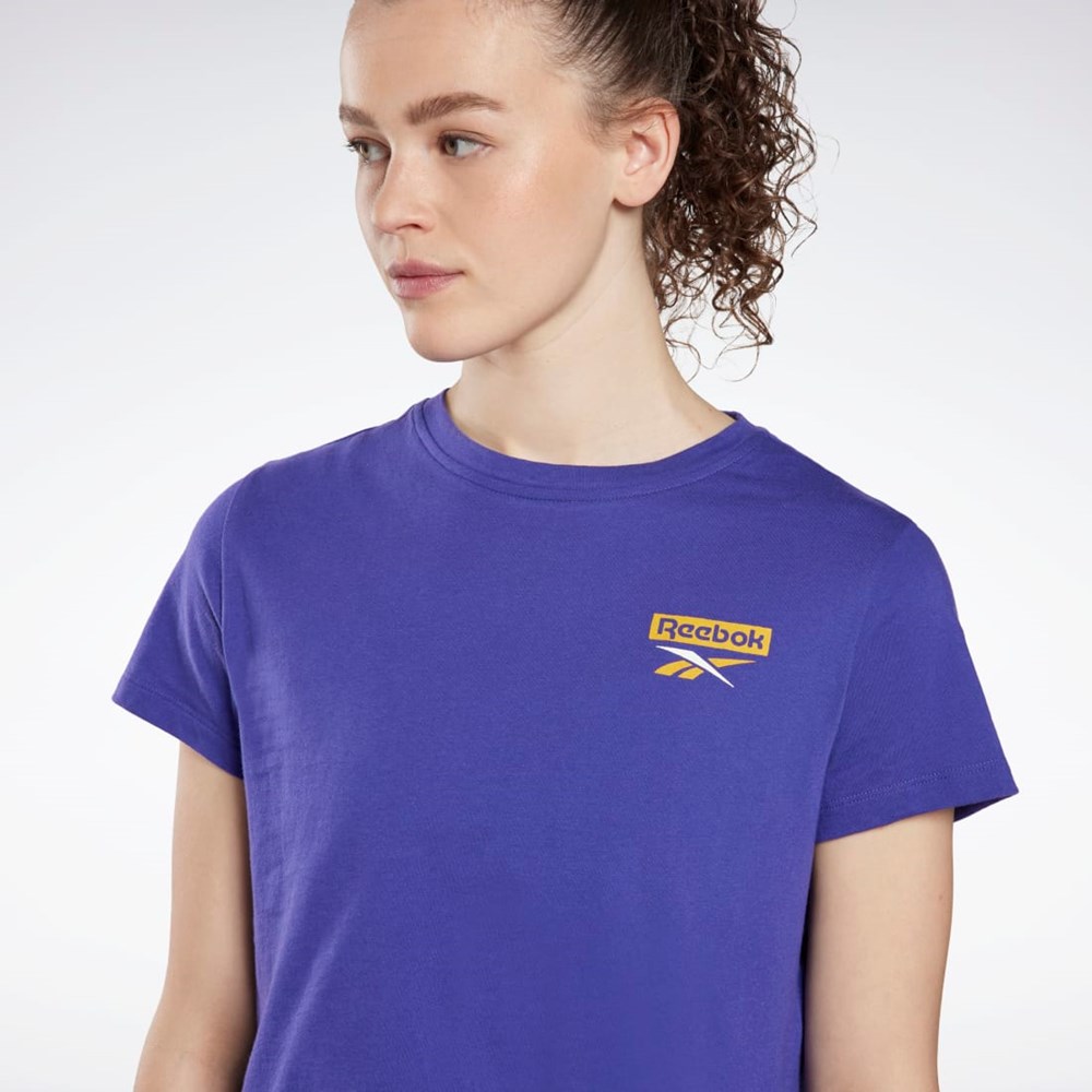 Reebok Training Essentials Graphic T-Shirt Bold Purple | HD0937