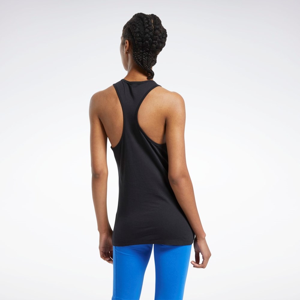 Reebok Training Essentials Graphic Tank Top Black | FU2337