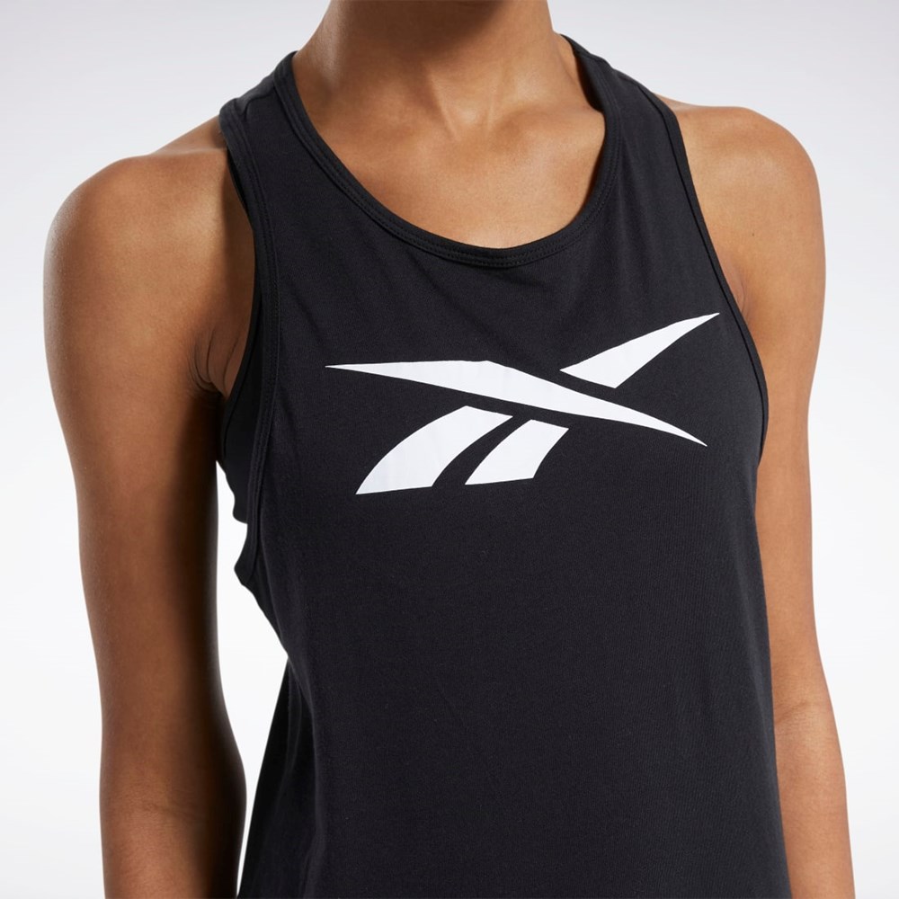 Reebok Training Essentials Graphic Tank Top Black | FU2337