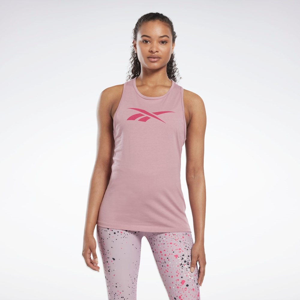 Reebok Training Essentials Graphic Tank Top Infused Lilac | HK6986