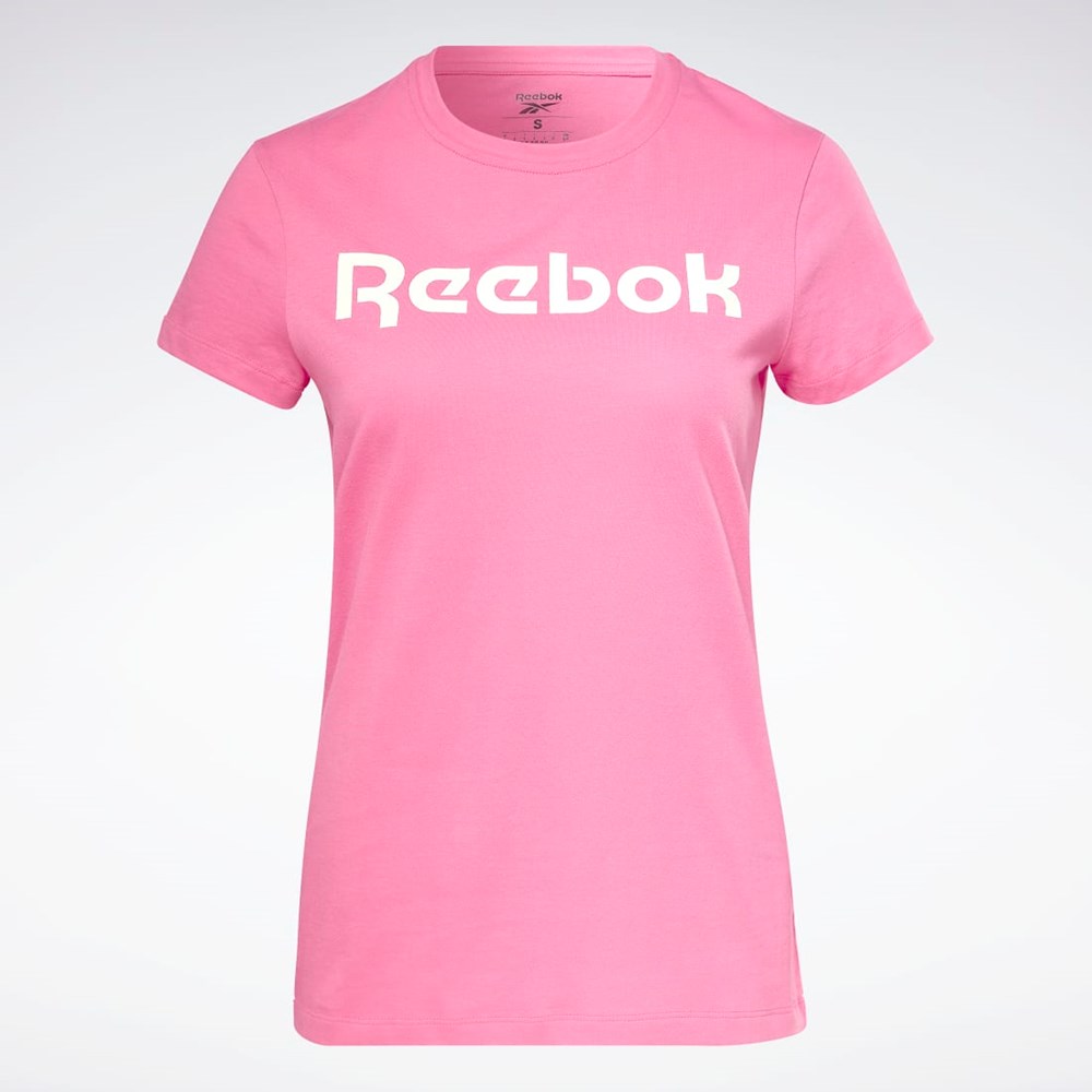 Reebok Training Essentials Graphic Tee Proud Pink | HH7268