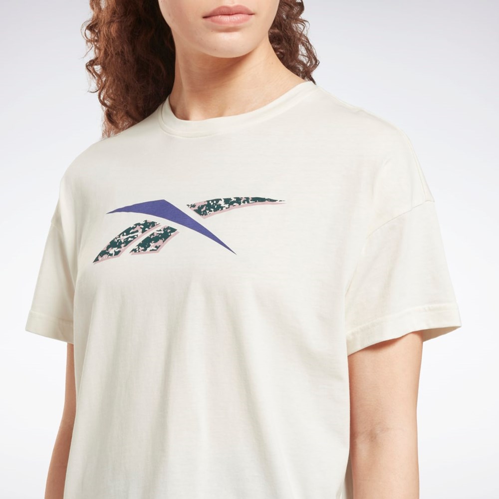 Reebok Training Essentials Modern Safari Graphic Tee Classic White | HH9819