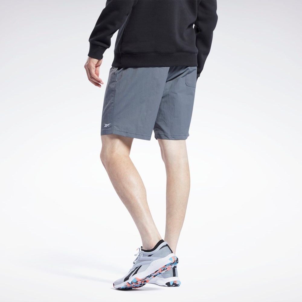 Reebok Training Essentials Utility Shorts Cold Grey 6 | GU0794