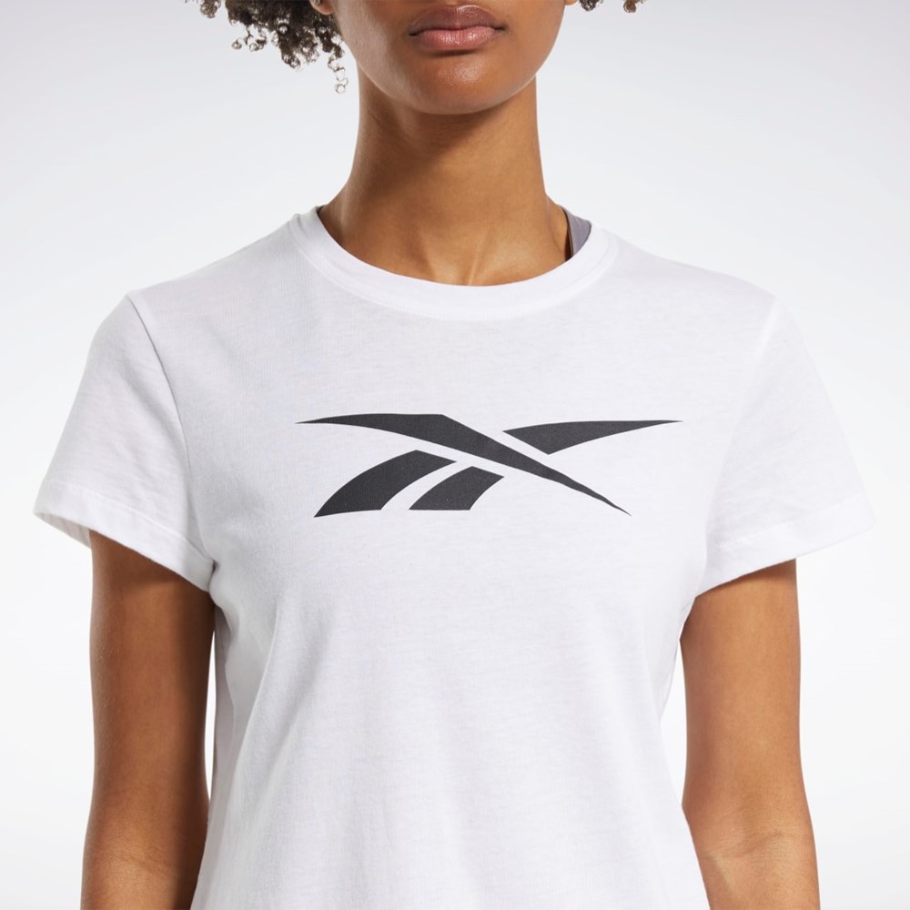 Reebok Training Essentials Vector Graphic Tee White | FU2331