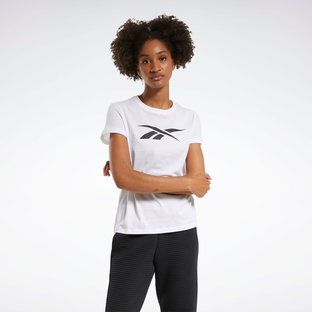 Reebok Training Essentials Vector Graphic Tee White | FU2331