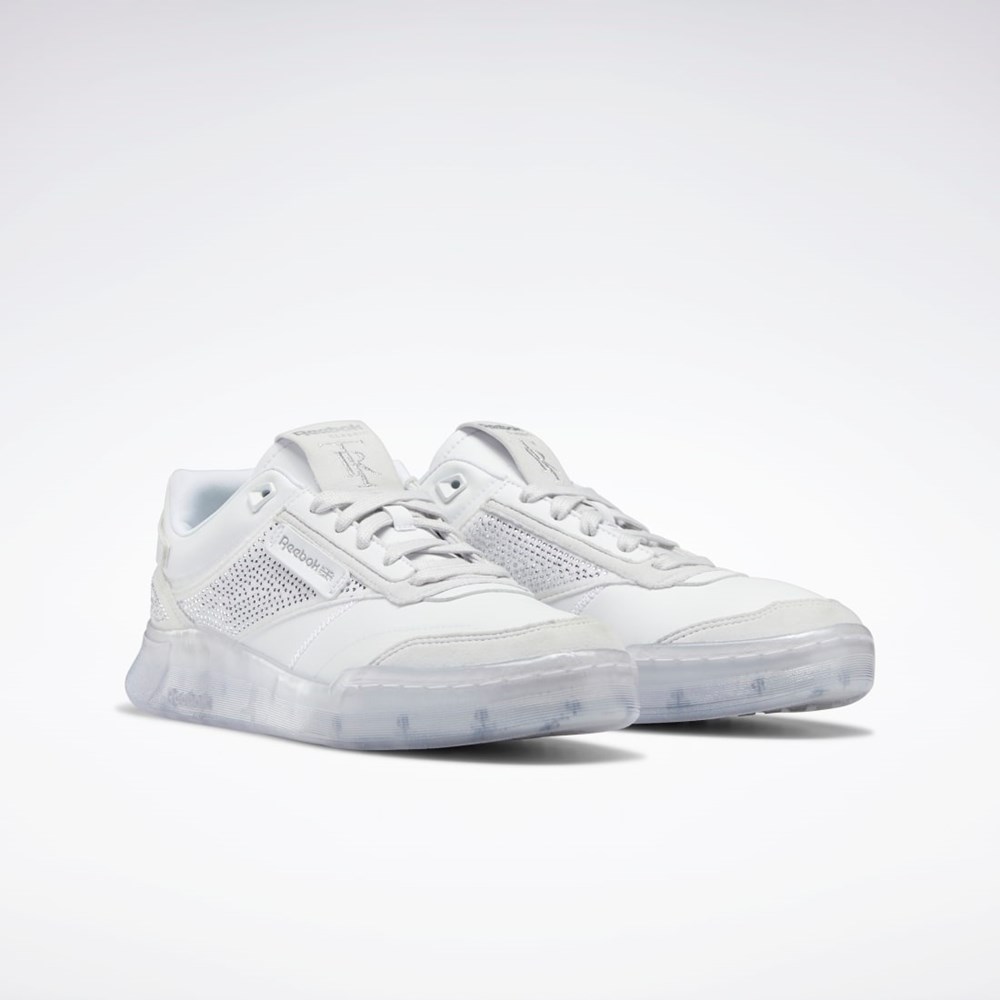 Reebok Très Rasché Club C Legacy Diamanté Shoes Ftwr White / Porcelain / Silver Met. | GX8487