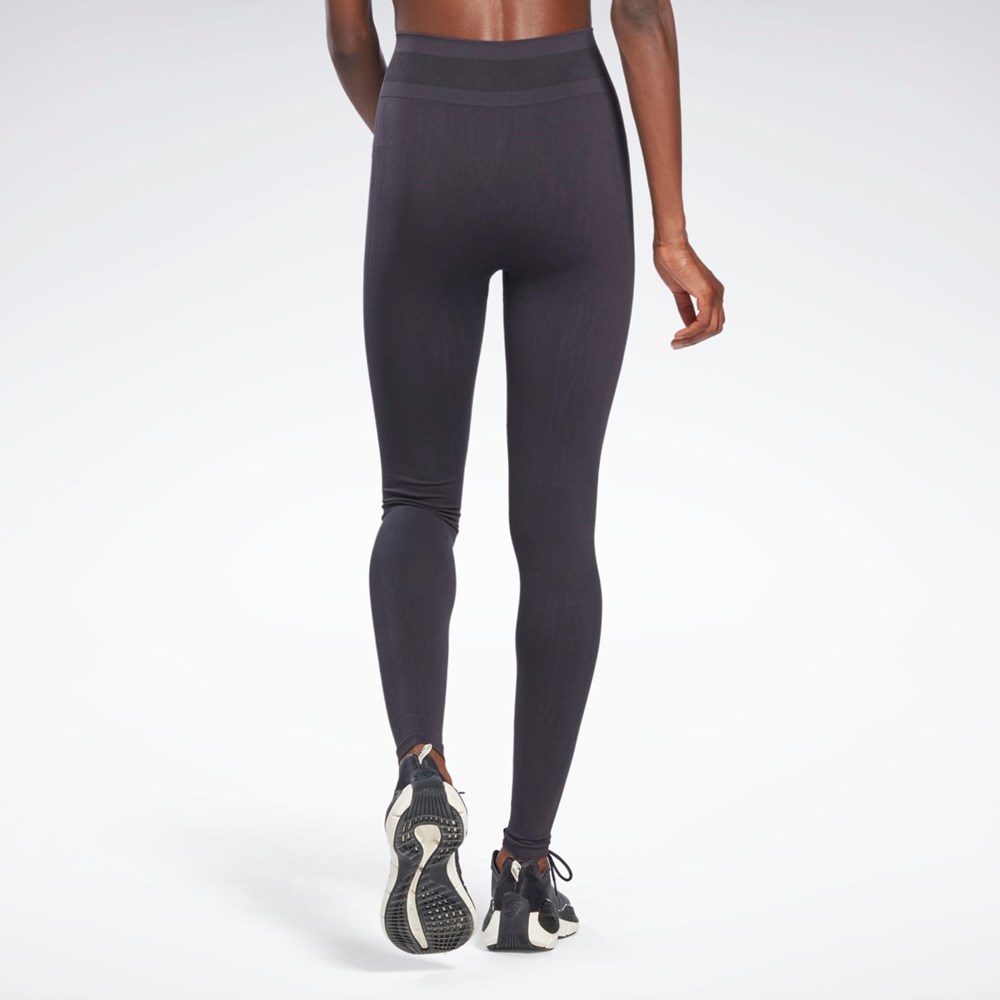 Reebok United By Fitness Myoknit Seamless Leggings Black | H49123