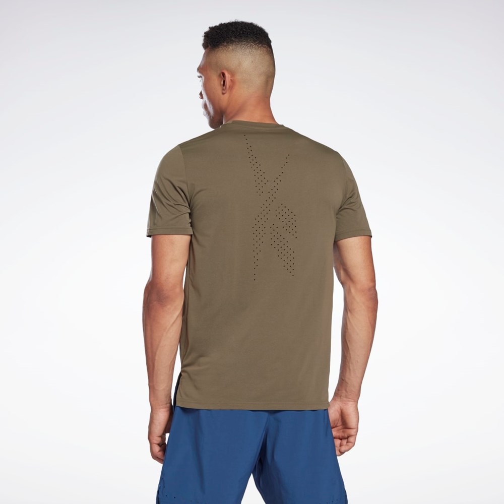 Reebok United by Fitness MoveSoft T-Shirt Army Green | H62771