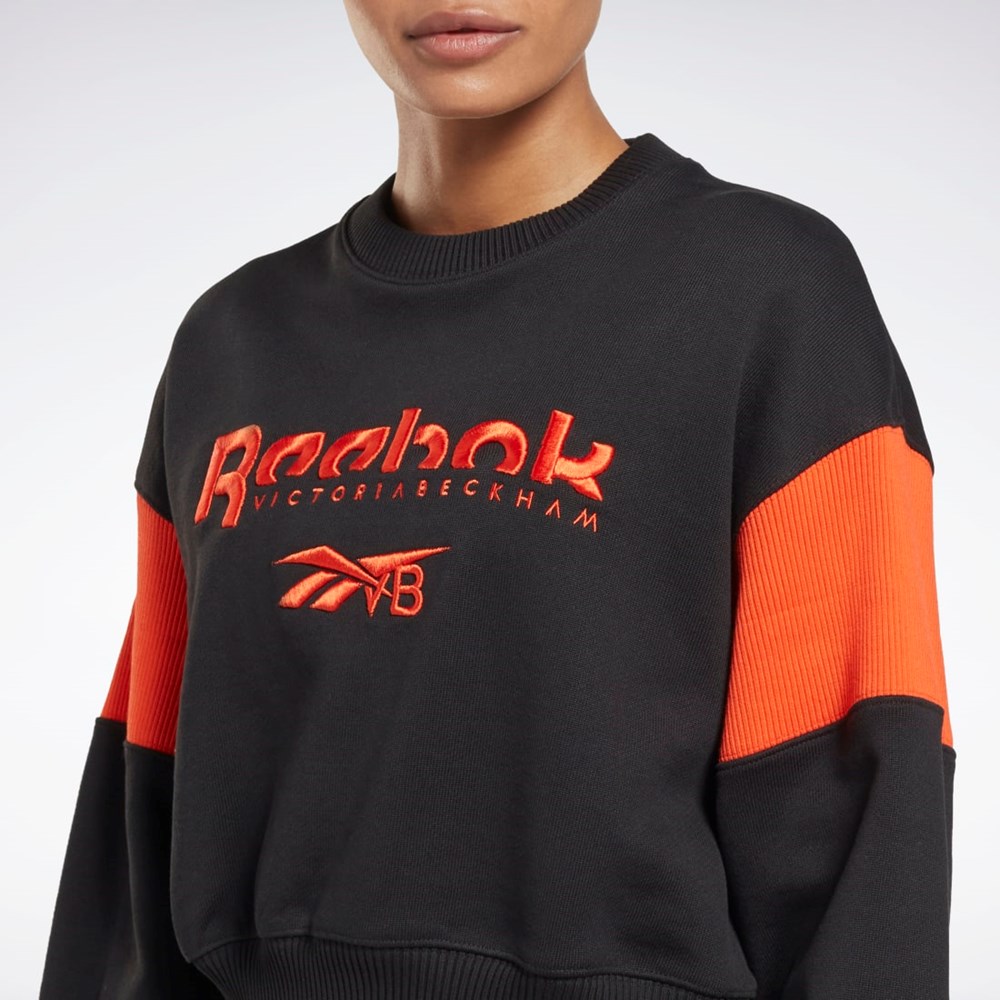 Reebok Victoria Beckham Graphic Sweatshirt Black | HG4807