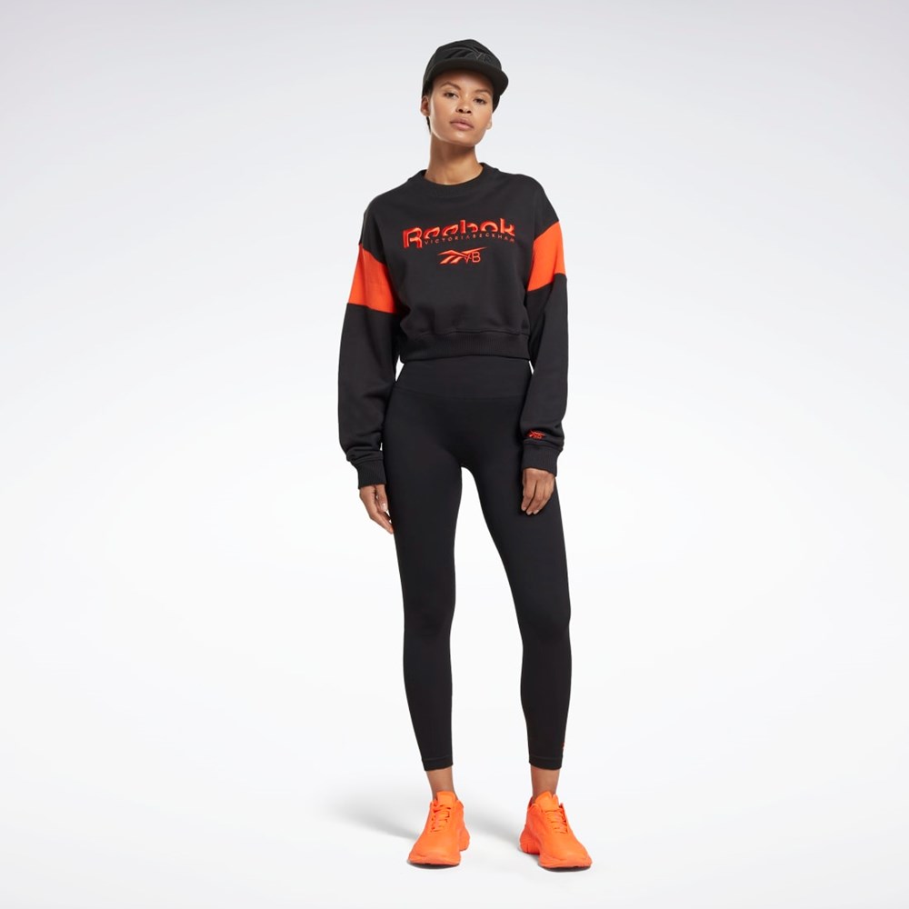 Reebok Victoria Beckham Graphic Sweatshirt Black | HG4807